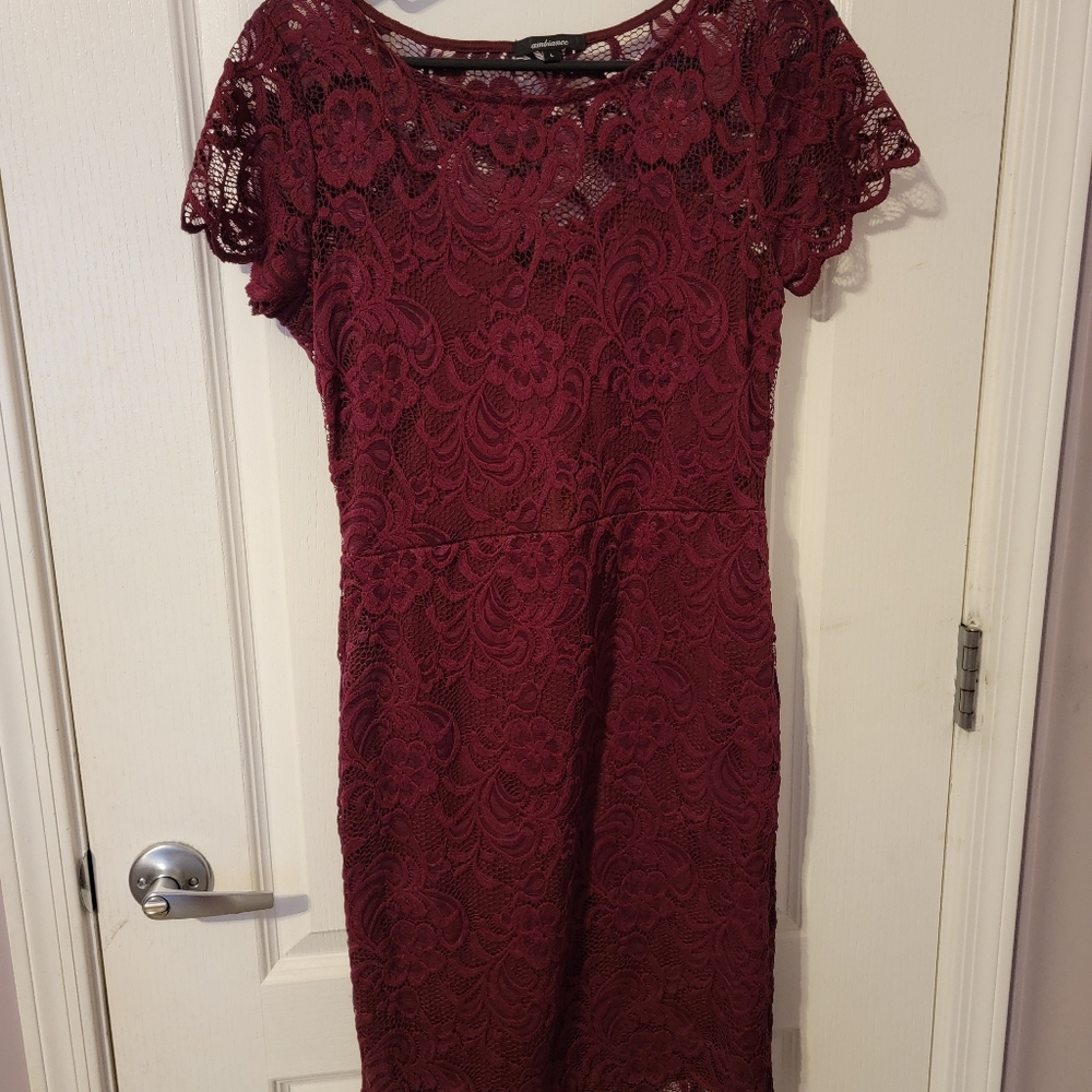 Red Lace Dress